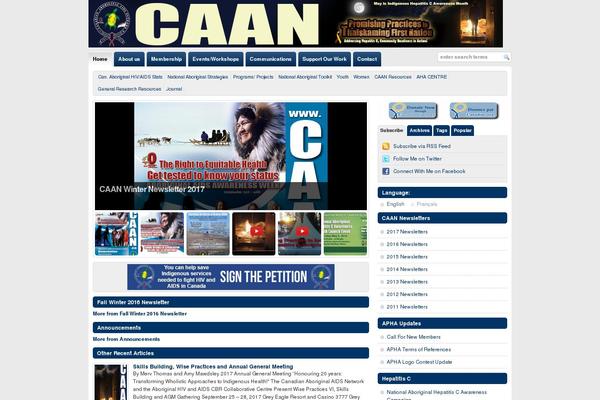 caan.ca site used Wp-chatter201