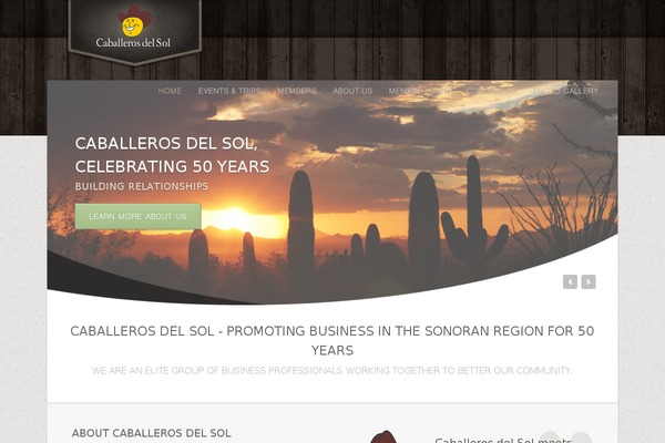 caballerosdelsol.com site used Thegoodnewswp