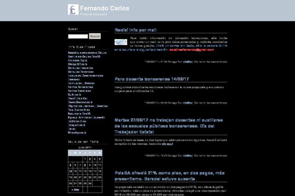 WordPress website example screenshot