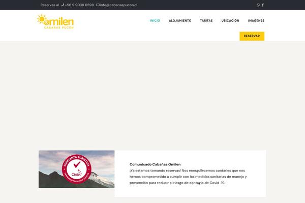 cabanaspucon.cl site used BeTheme Child