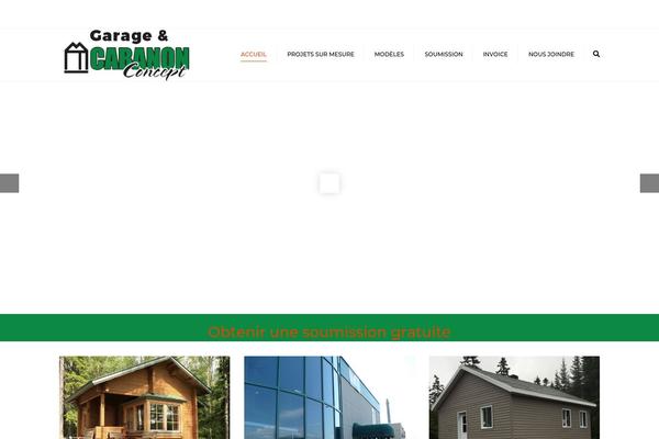 Constructo theme site design template sample