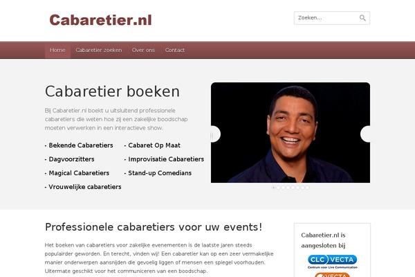 cabaretier.nl site used Trendpress