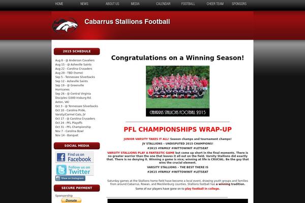 cabarrusstallions.com site used Classical