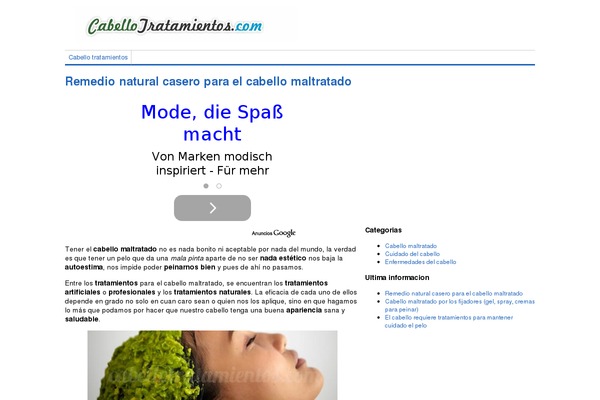 cabellotratamientos.com site used Cabellotratamientos