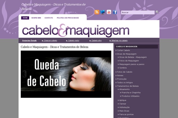 cabeloemaquiagem.com.br site used Gracia