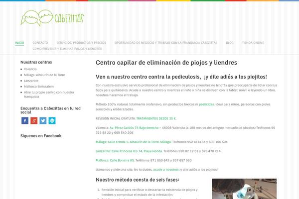 WordPress website example screenshot