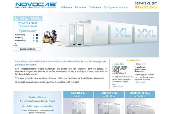 cabines-palettisables.com site used Cabines