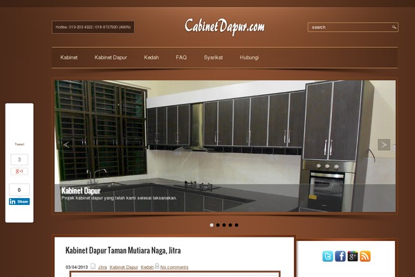 cabinetdapur.com site used Cabinetdapur