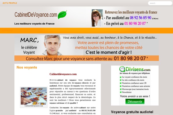 cabinetdevoyance.com site used Econews