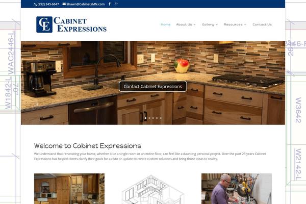 WordPress website example screenshot