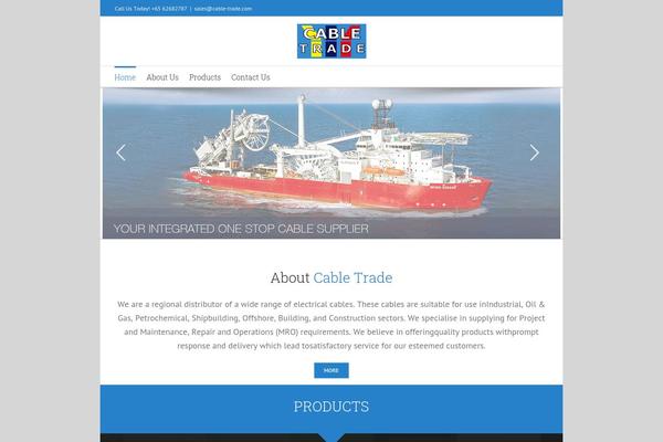WordPress website example screenshot