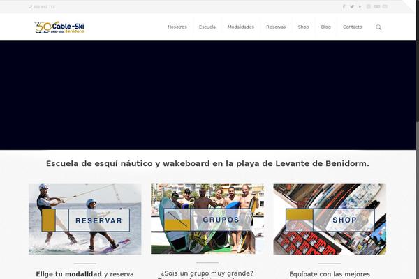 BeTheme Child theme site design template sample