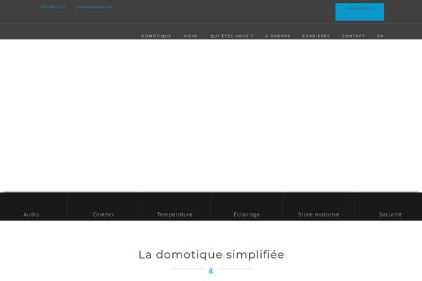 Archi theme site design template sample