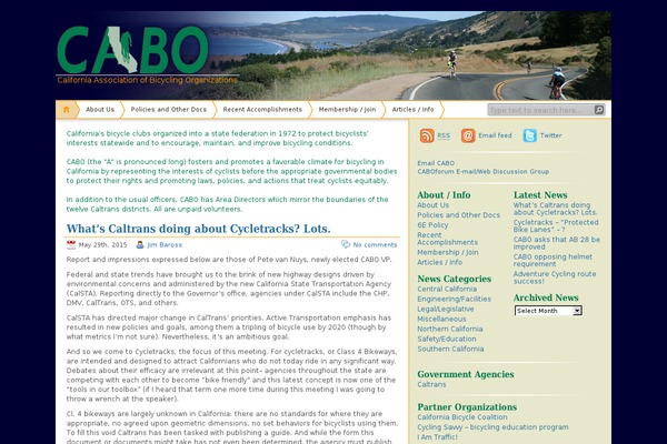 cabobike.org site used Inove-cabo