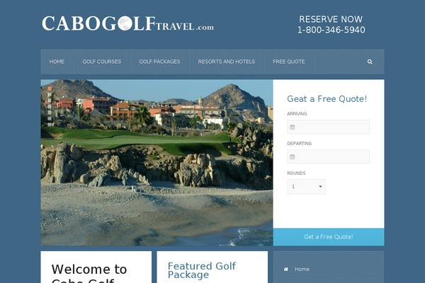 cabogolftravel.com site used Everest