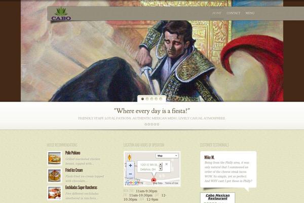 MyCuisine theme site design template sample