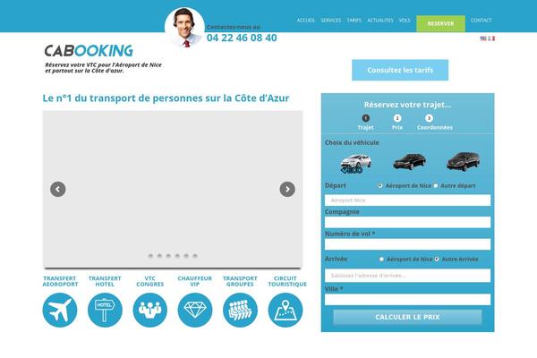 cabooking.fr site used Cabookingv2