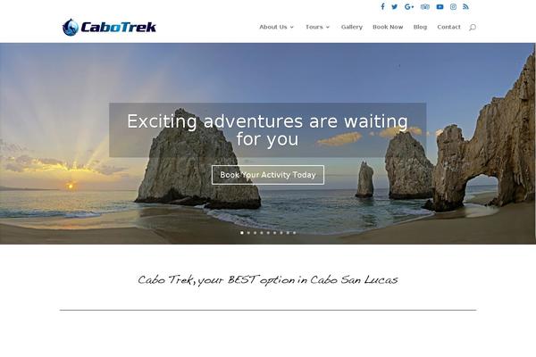 CaboTrek theme websites examples