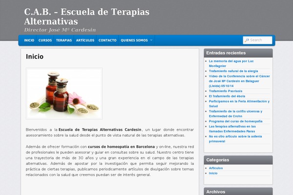 WordPress website example screenshot