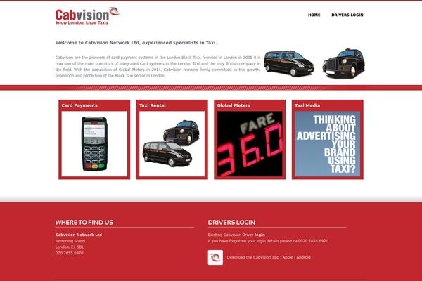 cabvision.com site used Sansation