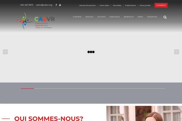 cabvr.org site used Centre-action-benevole