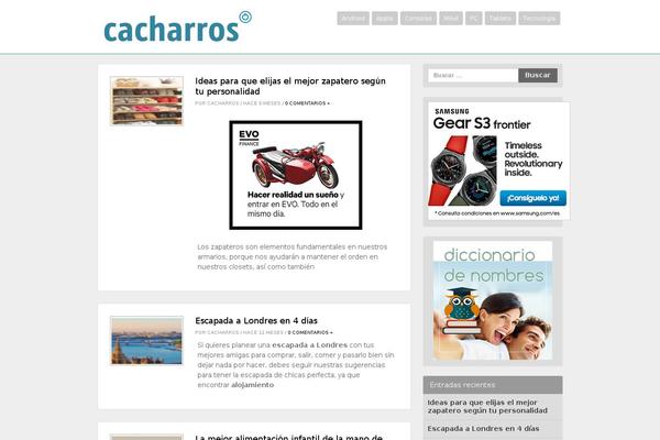 cacharros.es site used Miniesv1.3