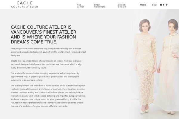 cache-couture.com site used Cache-couture