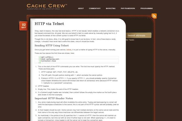 cachecrew.com site used Chocotheme-child