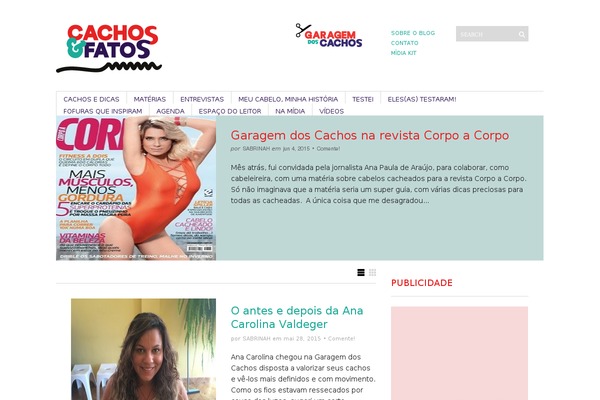cachosefatos.com.br site used Blogon
