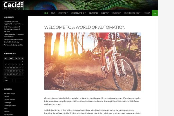 Site using Cacidiwp plugin