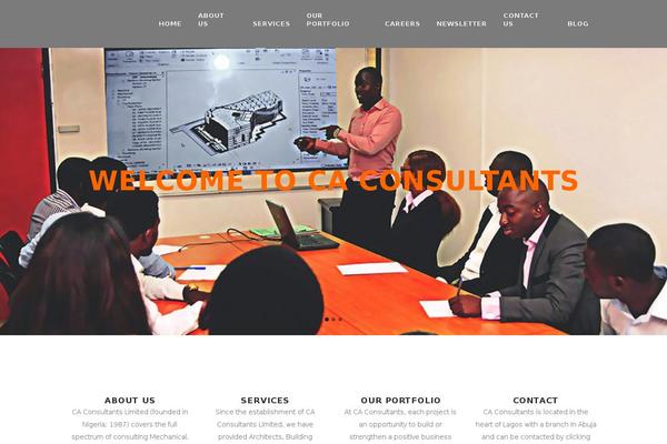 Bridge theme site design template sample