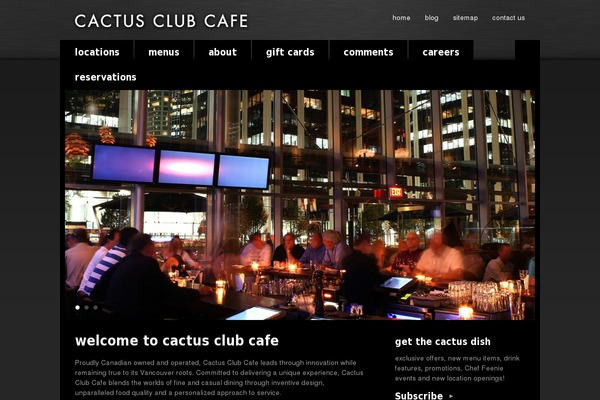 Cactus theme websites examples