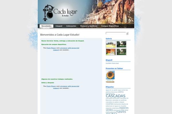 WordPress website example screenshot