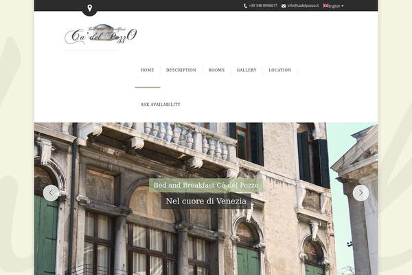 Soho Hotel theme site design template sample