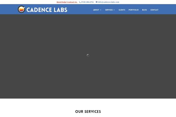cadence-labs.com site used Divi-reddot