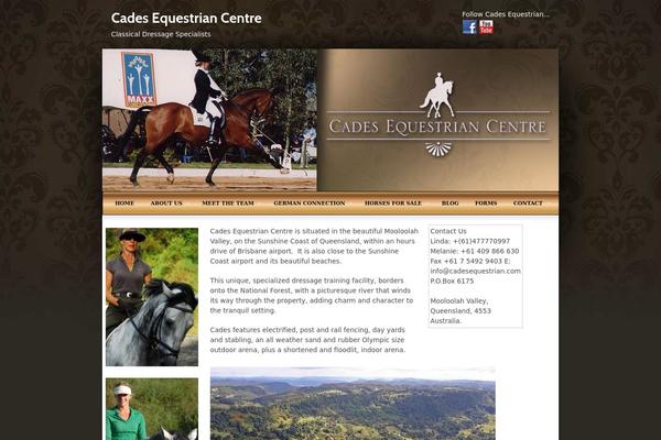 cadesequestrian.com site used Cades
