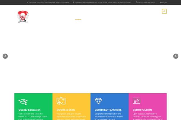 Masterstudy theme site design template sample