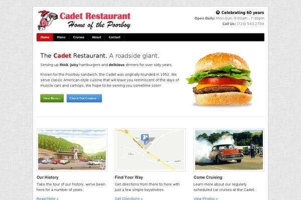 WordPress website example screenshot