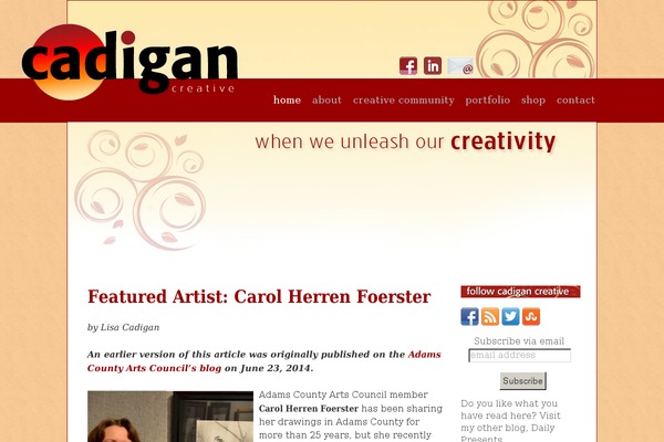 Twenty Ten theme site design template sample