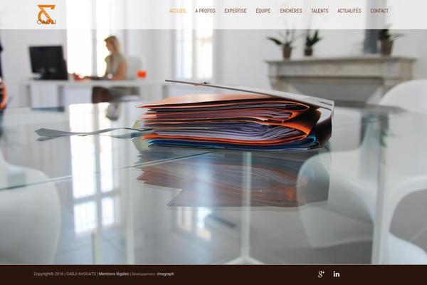 cadji-avocats.com site used Cadji