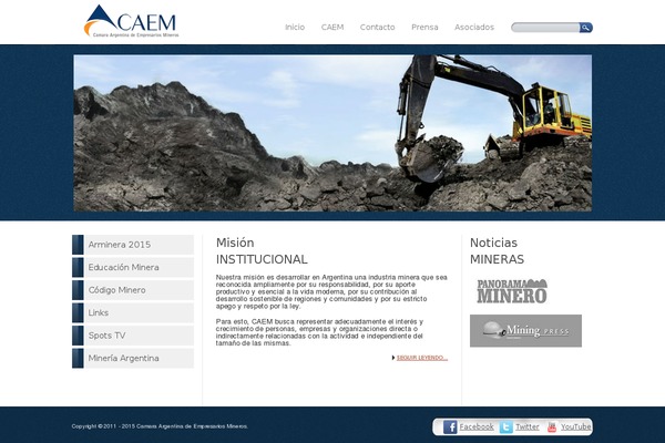 caem.com.ar site used Caem