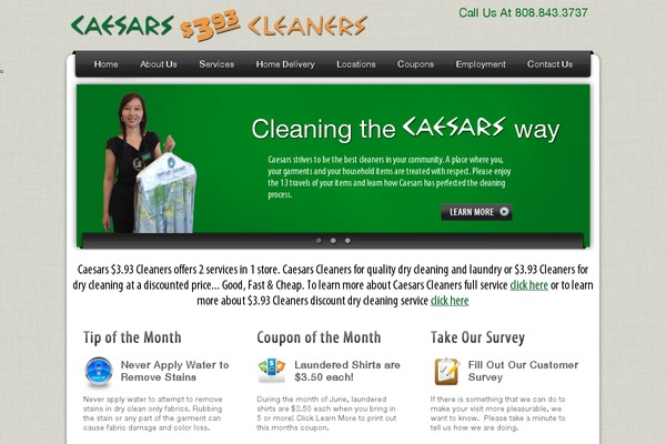 caesarscleaners.com site used Whiteboard