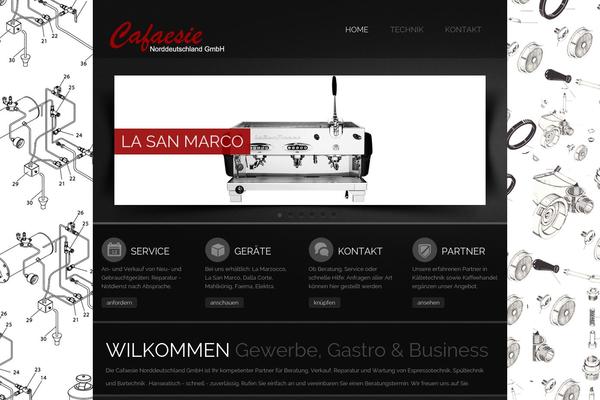 Cadenza theme site design template sample