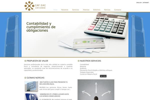 cafcontadores.com site used Caf-siac