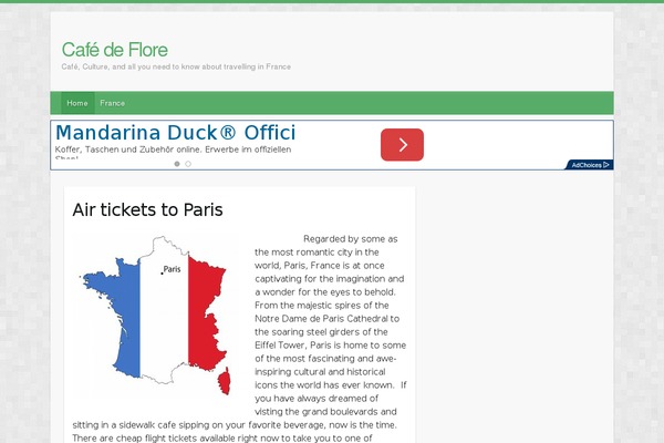WordPress website example screenshot