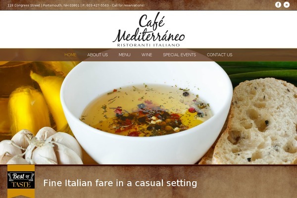 cafe-mediterraneo.com site used Delicieux V1.0.7
