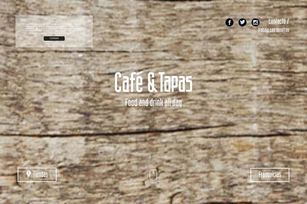 cafeandtapas.com site used Cafeandtapas