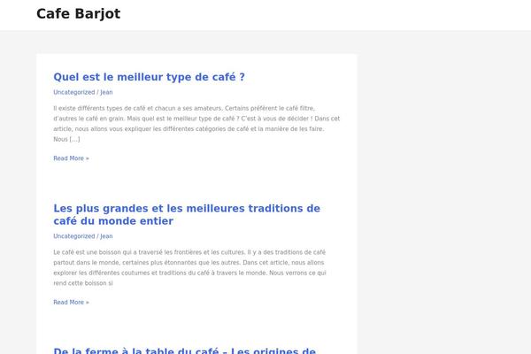cafebarjot.fr site used Astra