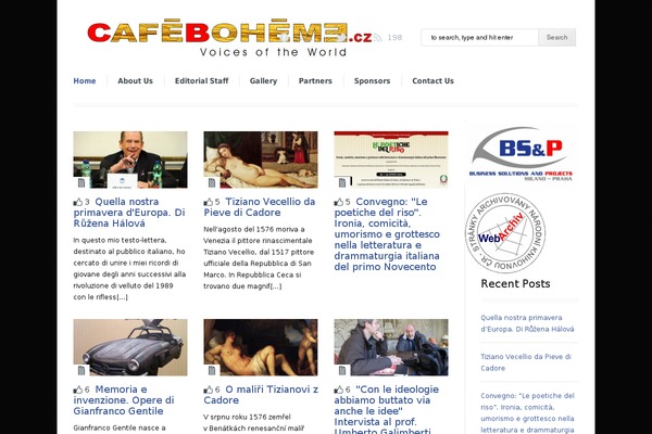 cafeboheme.cz site used Serpent