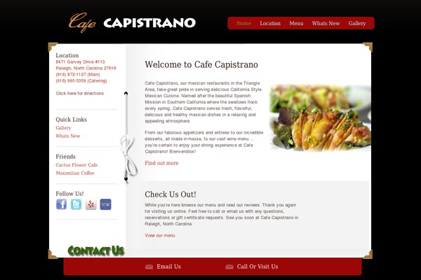 cafecapistrano.com site used Bonapetit